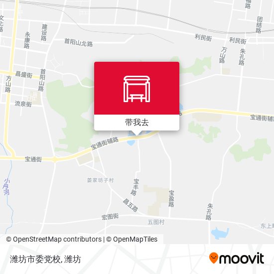 潍坊市委党校地图