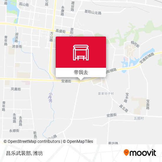 昌乐武装部地图