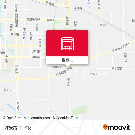 潍安路口地图