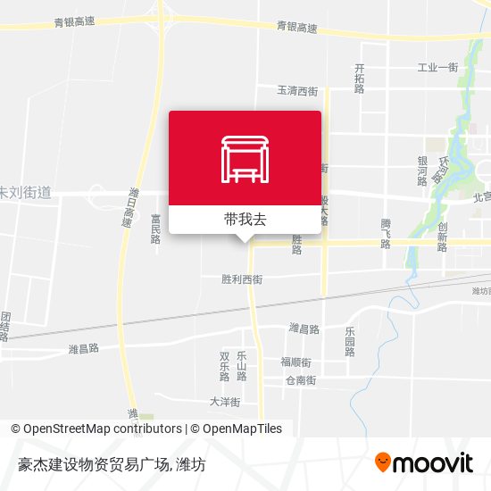 豪杰建设物资贸易广场地图