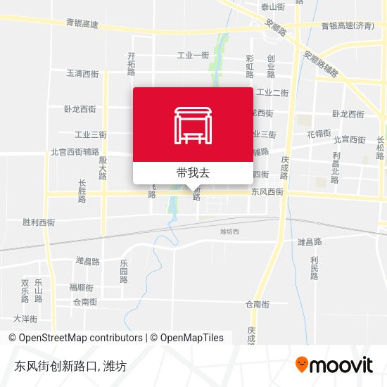 东风街创新路口地图