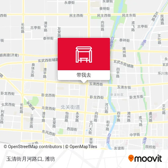 玉清街月河路口地图