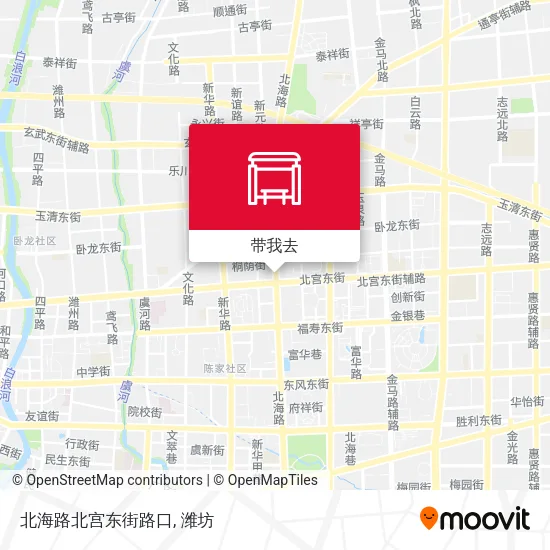 北海路北宫东街路口地图
