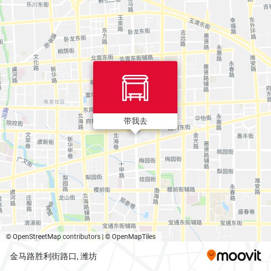 金马路胜利街路口地图