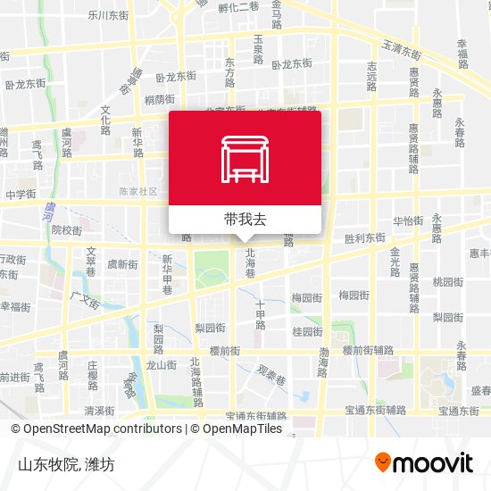 山东牧院地图