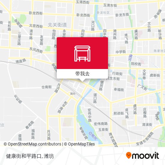 健康街和平路口地图