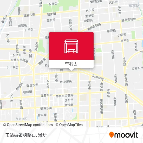 玉清街银枫路口地图