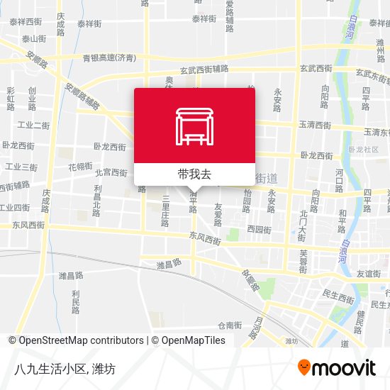 八九生活小区地图