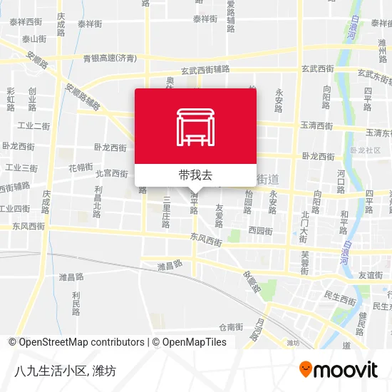 八九生活小区地图