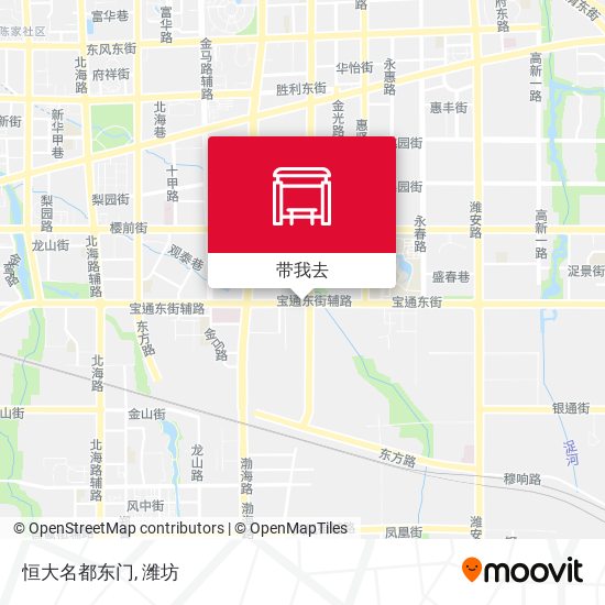 恒大名都东门地图