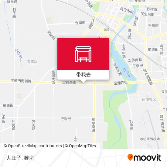 大庄子地图