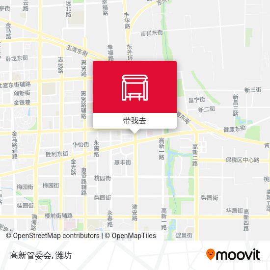 高新管委会地图