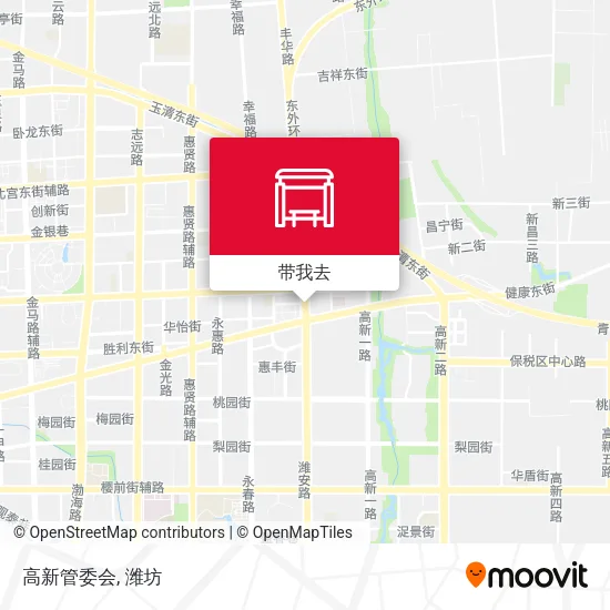 高新管委会地图