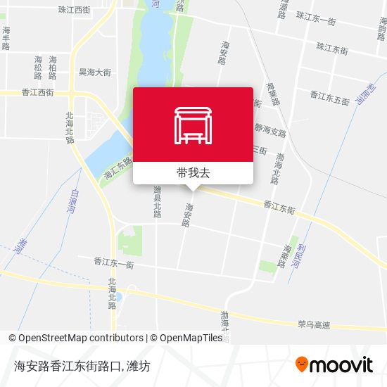 海安路香江东街路口地图