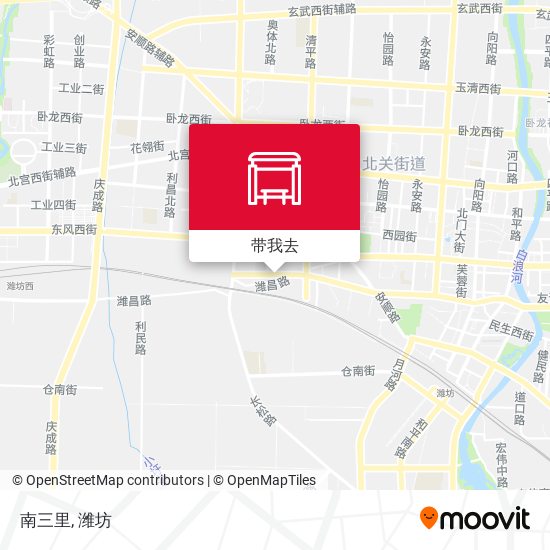 南三里地图