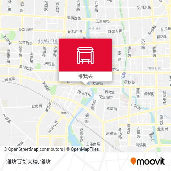 潍坊百货大楼地图