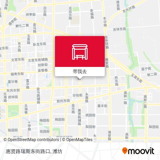 惠贤路瑞斯东街路口地图