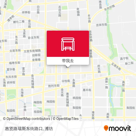 惠贤路瑞斯东街路口地图