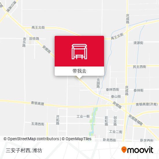 三安子村西地图