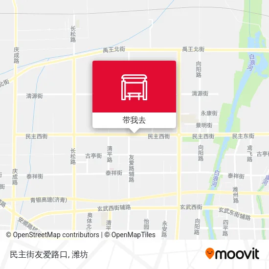 民主街友爱路口地图