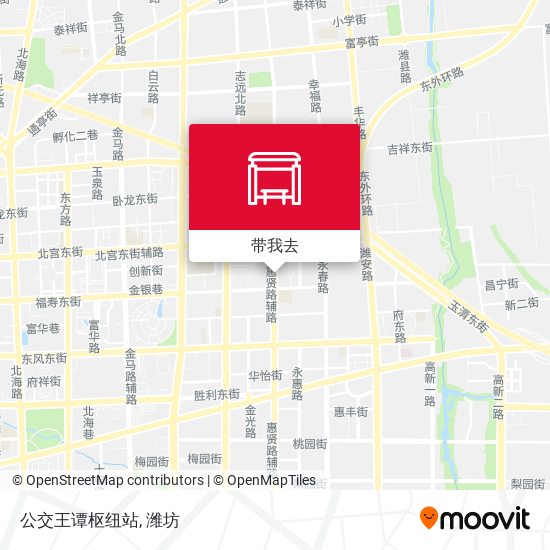 公交王谭枢纽站地图