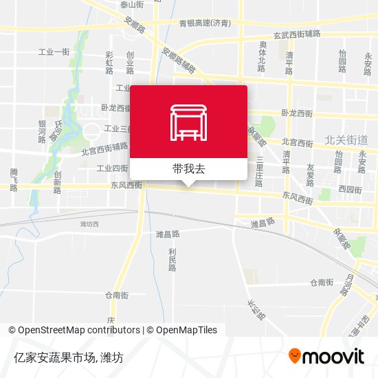 亿家安蔬果市场地图