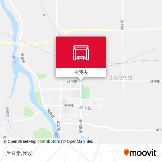 后甘棠地图