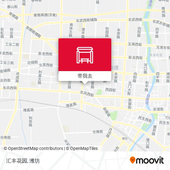 汇丰花园地图