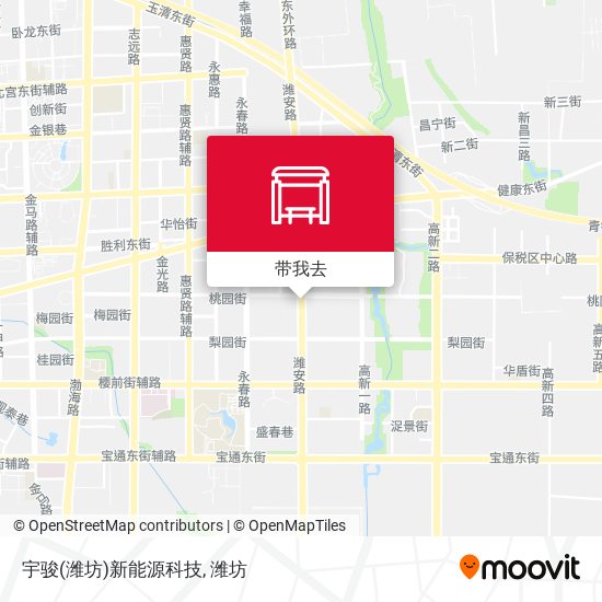 宇骏(潍坊)新能源科技地图