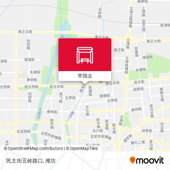 民主街五岭路口地图