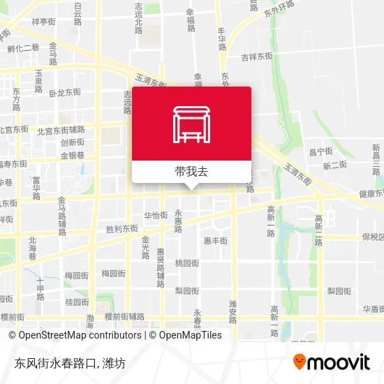 东风街永春路口地图