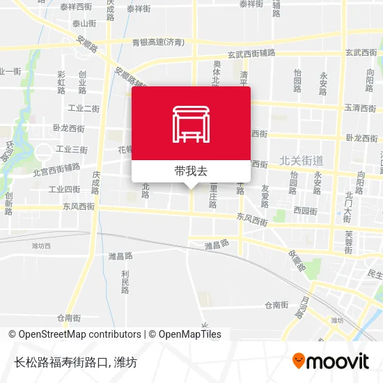 长松路福寿街路口地图