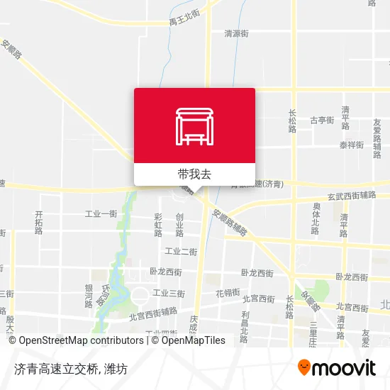 济青高速立交桥地图