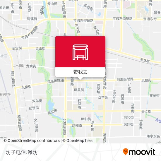 坊子电信地图