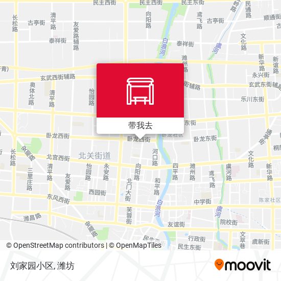 刘家园小区地图