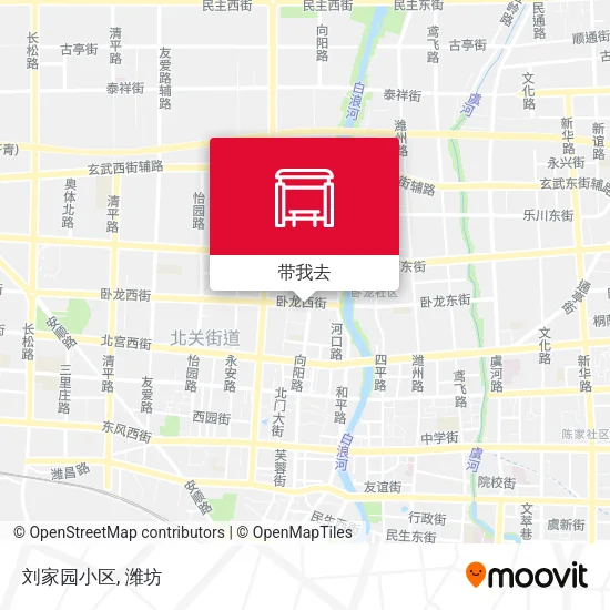 刘家园小区地图