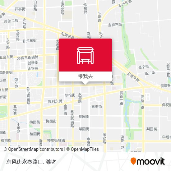 东风街永春路口地图