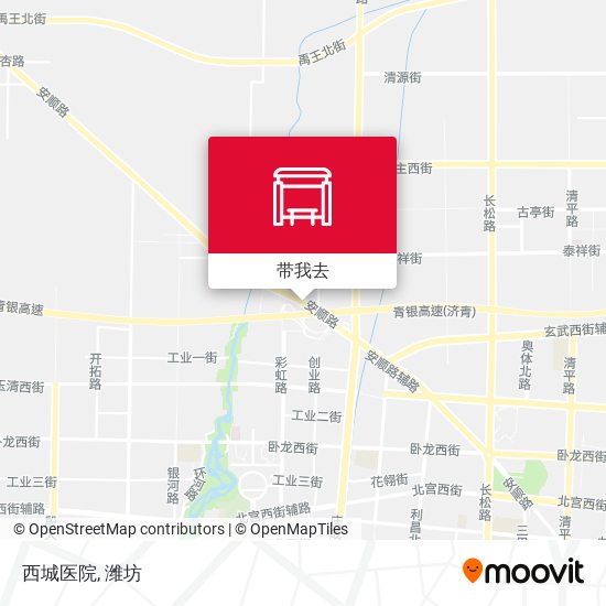 西城医院地图