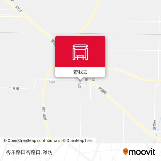 杏乐路田杏路口地图