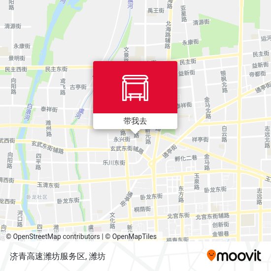 济青高速潍坊服务区地图