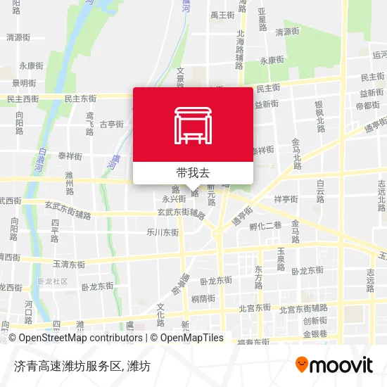 济青高速潍坊服务区地图