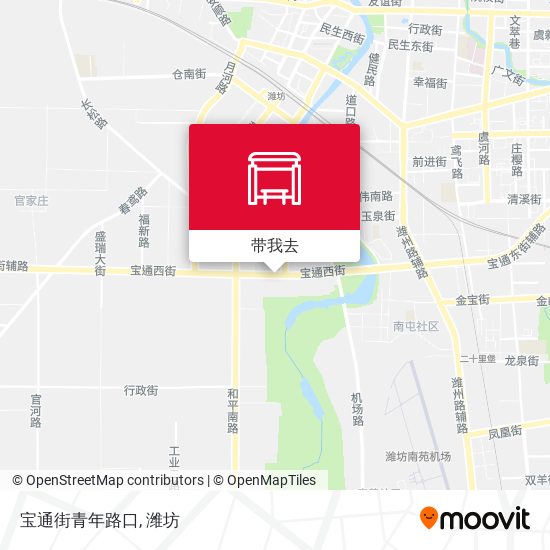 宝通街青年路口地图