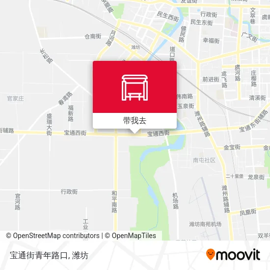 宝通街青年路口地图