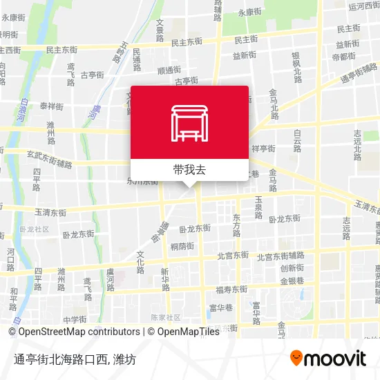 通亭街北海路口西地图