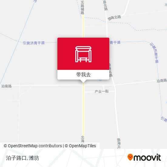 泊子路口地图