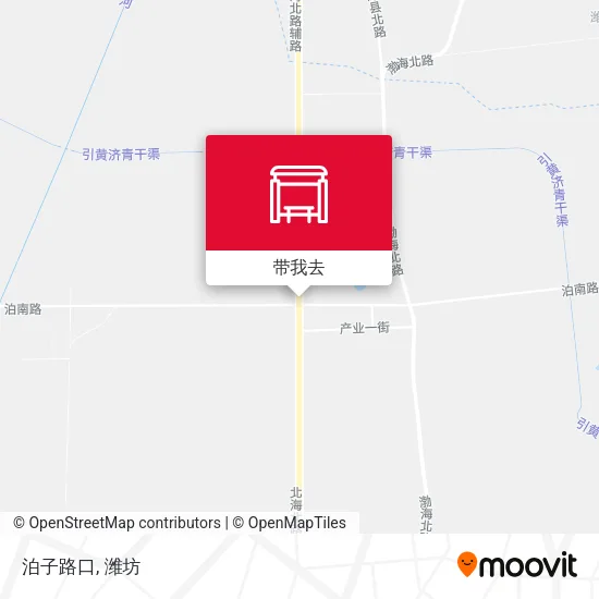 泊子路口地图