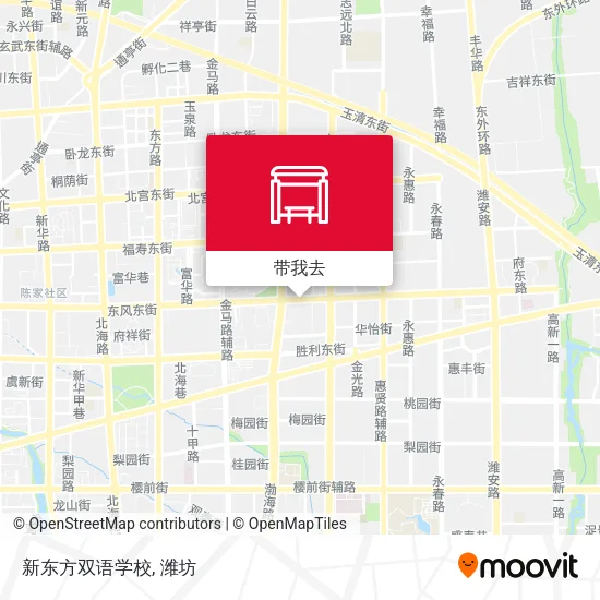 新东方双语学校地图