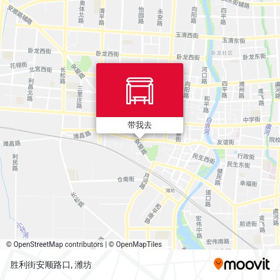 胜利街安顺路口地图