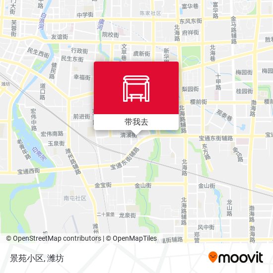 景苑小区地图