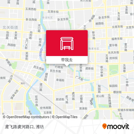 鸢飞路虞河路口地图
